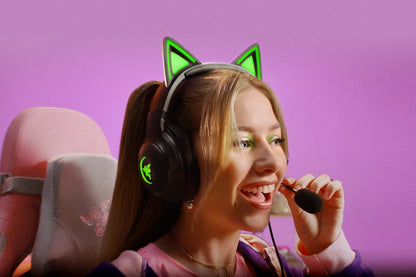 Razer Kraken Kitty V2 Headset Kabel Huvudband Spela USB Type-A Svart