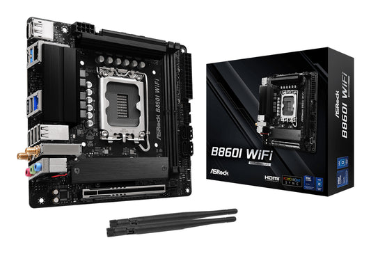 Asrock B860I WiFi Intel B860 LGA 1851 (Socket V1) Mini-ITX