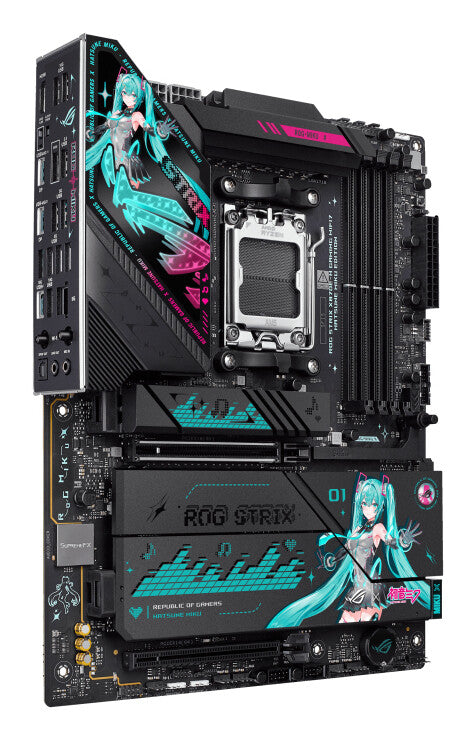 ASUS ROG STRIX X870E-H GAMING WIFI7 HATSUNE MIKU EDITION AMD X870E AM5-sockel ATX