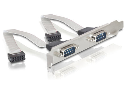 DeLOCK PCI Express card 4 x serial, 1x parallel nätverkskort/adapters