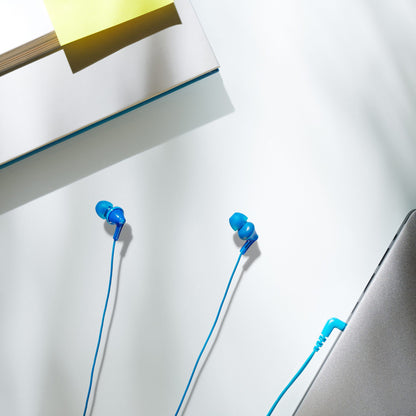 Panasonic RP-HJE125E-A hörlur och headset Hörlurar Kabel I öra Musik Blå