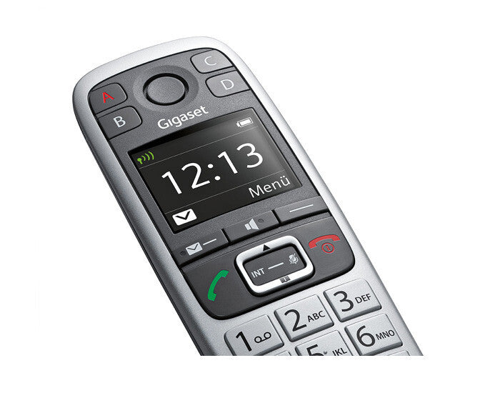 Gigaset E560 Analog telefon/DECT-telefon Svart, Silver
