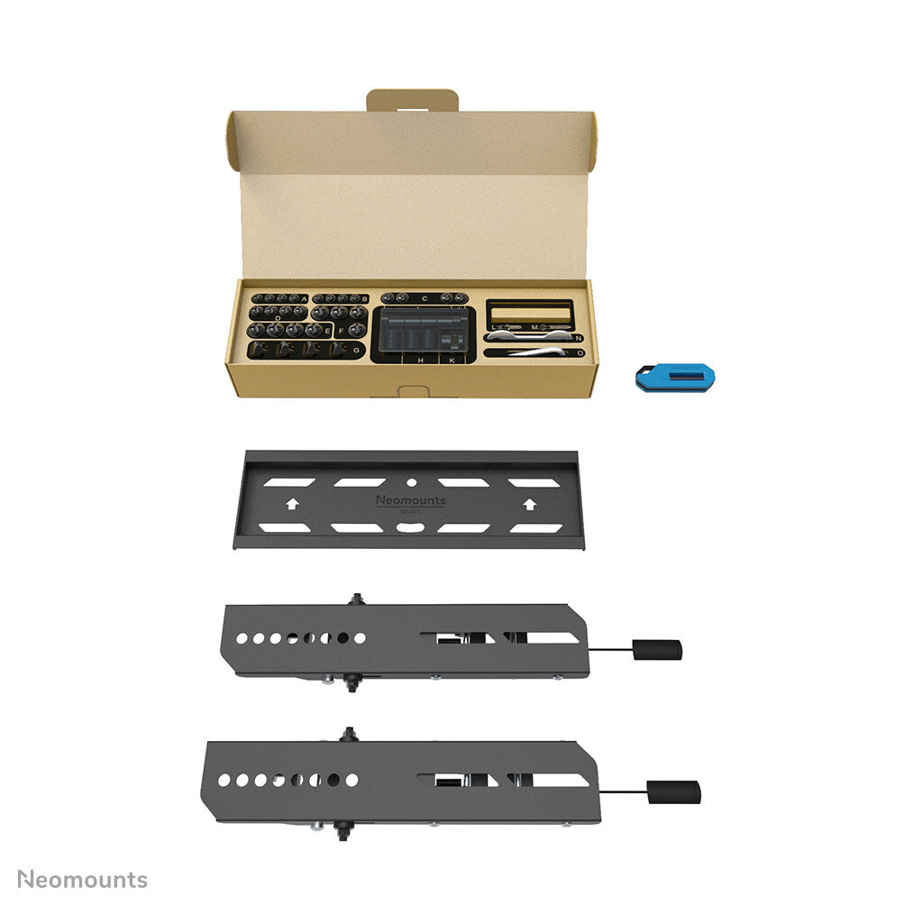 Neomounts WL35S-850BL12 tv-fäste 165,1 cm (65") Svart