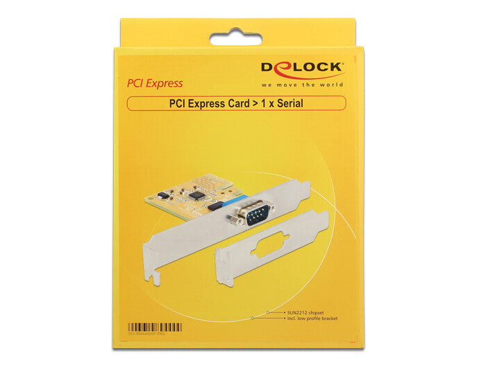 DeLOCK 89444 nätverkskort/adapters Intern Serial