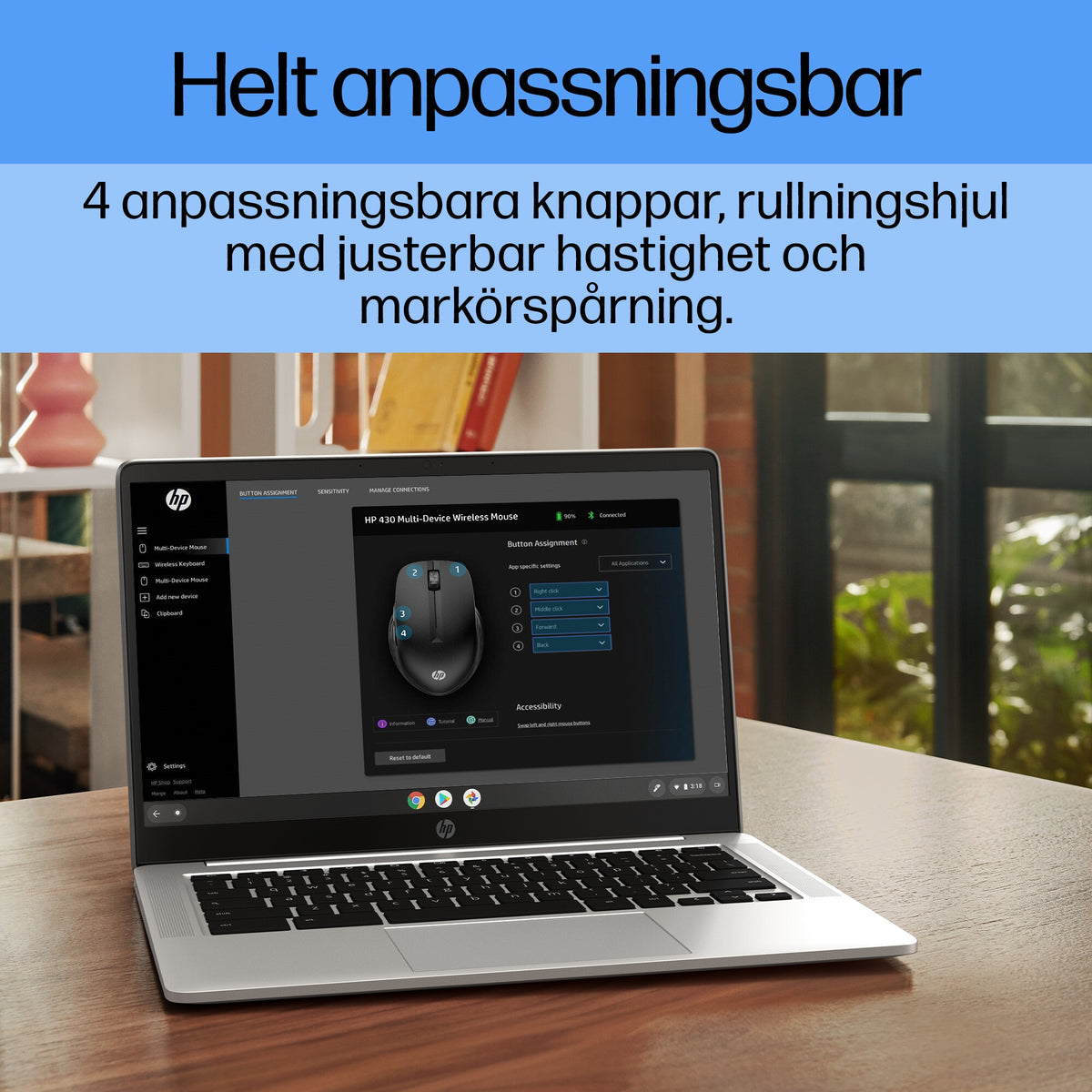 HP 430 trådlös mus för flera enheter