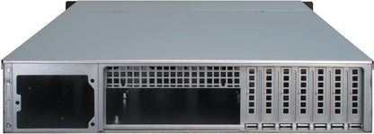 Inter-Tech IPC 2U-2406 Ställning Svart, Silver
