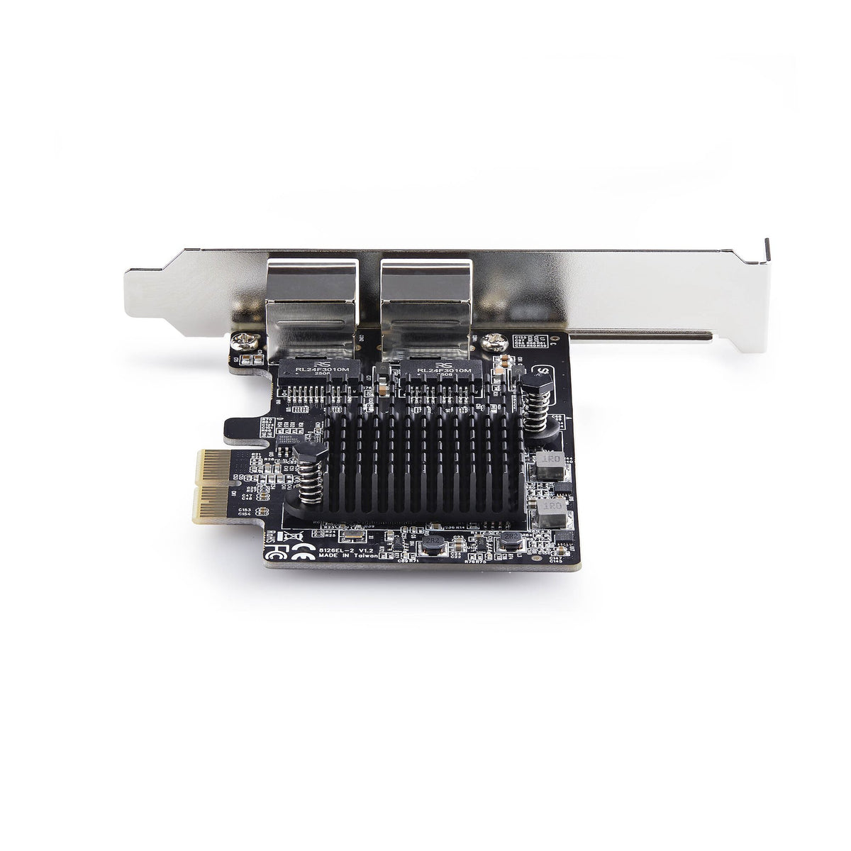 StarTech.com 2-ports 5G Gigabit PCIe-kortadapter för nätverk, 5G/2,5G/1G/100M/10M PCI Express LAN-kort, Realtek RTL8126, Windows och Linux, TAA-kompatibelt