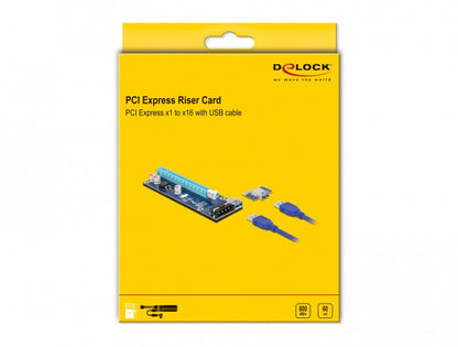 DeLOCK 41430 nätverkskort/adapters Intern PCIe, USB 3.2 Gen 1 (3.1 Gen 1)