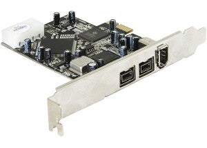 DeLOCK PCI Express card FireWire A / B nätverkskort/adapters