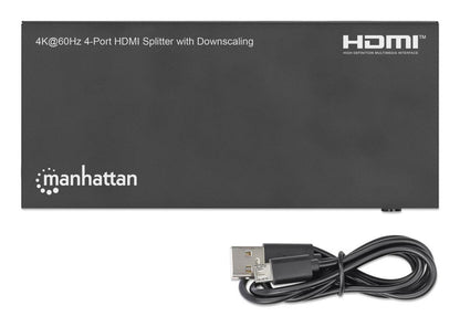 Manhattan 208369 bilddelare HDMI 4x HDMI