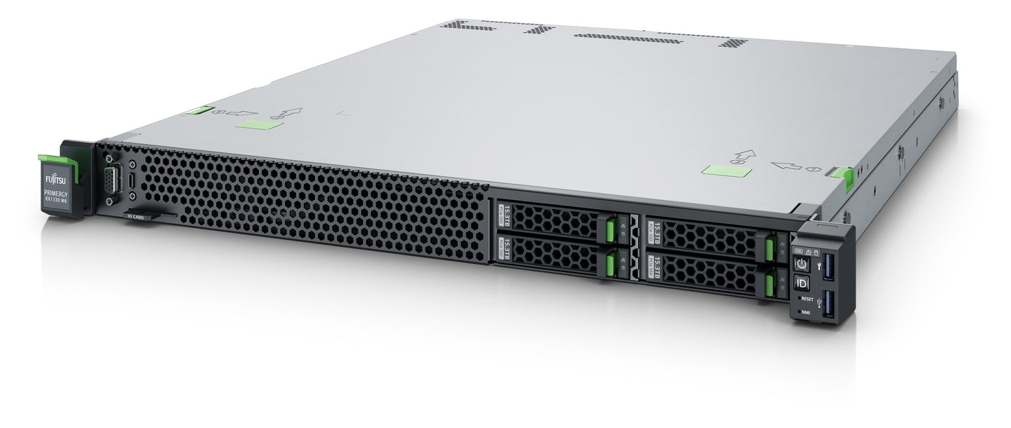 Fujitsu PRIMERGY RX1330 M6 servrar Rack (1U) Intel Xeon E E-2436 2,9 GHz 32 GB DDR5-SDRAM 500 W