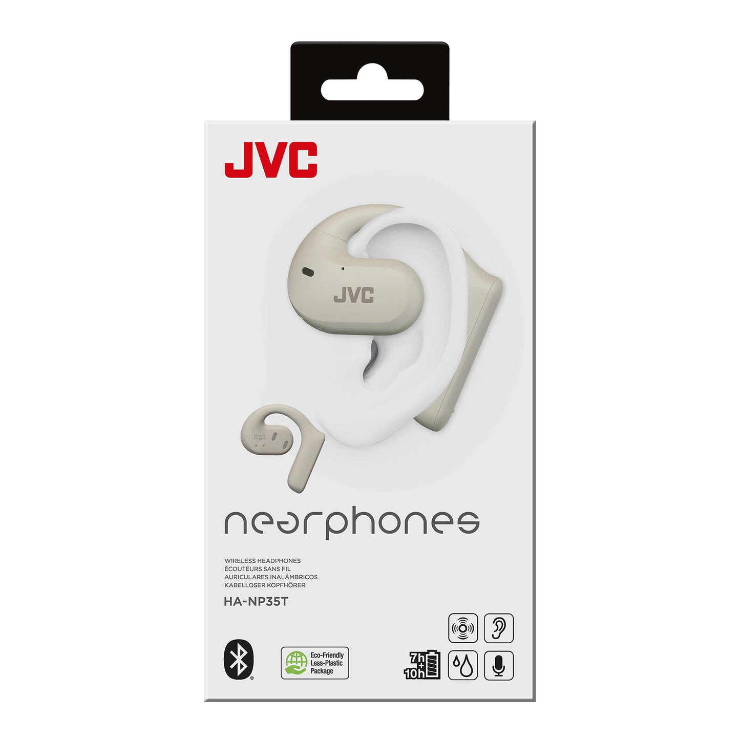 JVC HA-NP35T Headset True Wireless Stereo (TWS) I öra Samtal/musik Bluetooth Vit