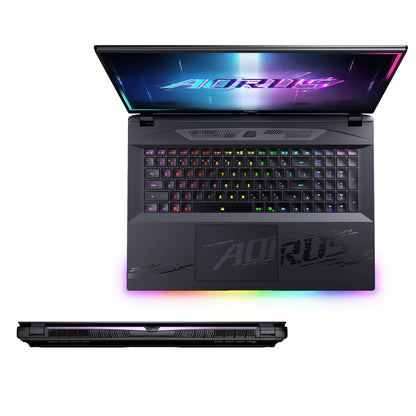 GIGABYTE AORUS MASTER 18 BZHC6DED42SP bärbara datorer Intel Core Ultra 9 275HX Bärbar dator 45,7 cm (18") WQXGA 64 GB DDR5-SDRAM 4 TB SSD NVIDIA GeForce RTX 5090 Wi-Fi 7 (802.11be) Windows 11 Pro Svart
