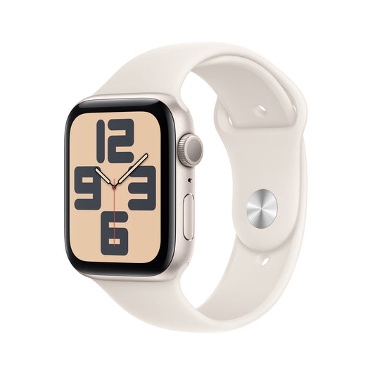 Apple Watch SE OLED 44 mm Digital 368 x 448 pixlar Pekskärm Beige Wi-Fi GPS