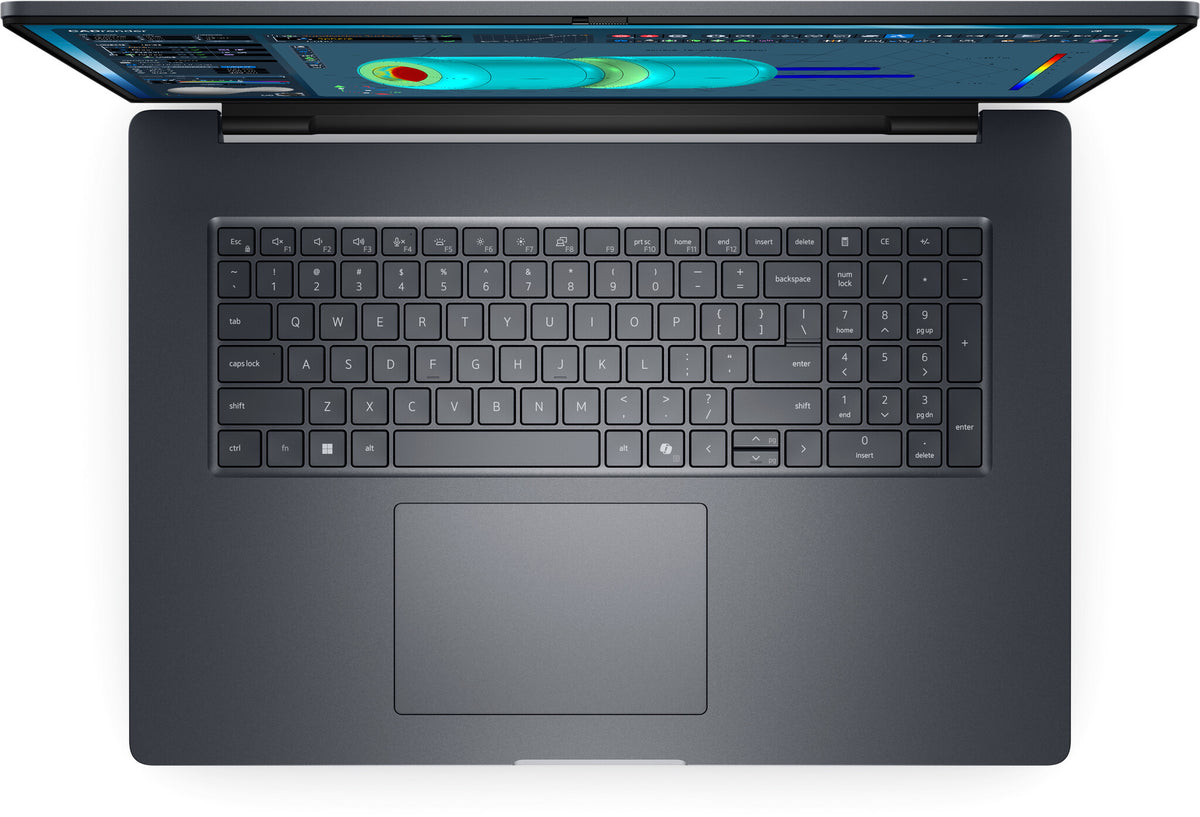 DELL Pro Max 18 Plus MB18250 Intel Core Ultra 7 265HX Mobil arbetsstation 45,7 cm (18") Quad HD+ 32 GB DDR5-SDRAM 1 TB SSD NVIDIA RTX PRO 3000 Blackwell Wi-Fi 7 (802.11be) Windows 11 Pro Nordic Svart