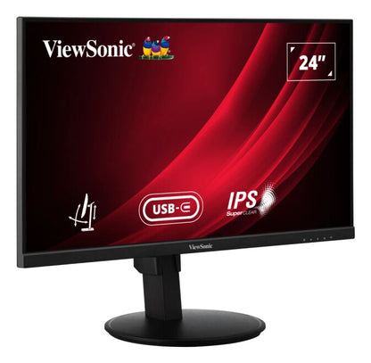 Viewsonic VG Series VG2409-MHDU-2 platta pc-skärmar 60,5 cm (23.8") 1920 x 1080 pixlar Full HD LED Svart