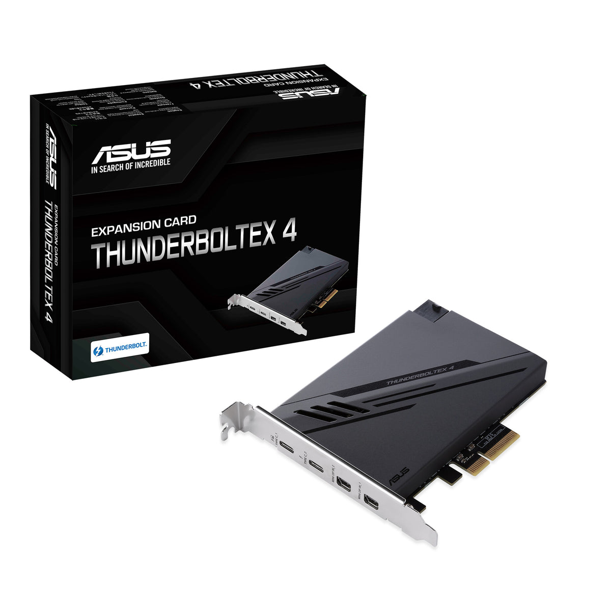 ASUS ThunderboltEX 4 nätverkskort/adapters Intern Mini DisplayPort, PCIe, Thunderbolt, USB 2.0, USB 3.2 Gen 2 (3.1 Gen 2)
