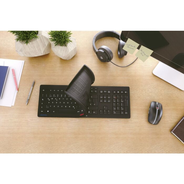 CHERRY JK-8502EU-2 tangentbord Universal USB QWERTY Engelsk Svart