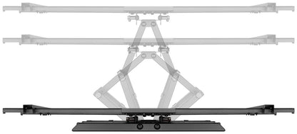 Goobay 49746 tv-fäste 2,54 m (100") Svart