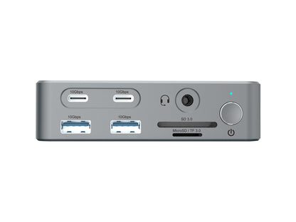Conceptronic DONN25G dockningsstationer för bärbara datorer Kabel USB 3.2 Gen 2 (3.1 Gen 2) Type-C Silver