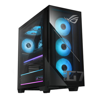 ASUS ROG G700 G700TF-7265KF225W Intel Core Ultra 7 265KF 32 GB DDR5-SDRAM 2 TB SSD NVIDIA GeForce RTX 5070 Ti Windows 11 Home Tower PC Svart