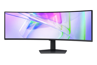 Samsung S95UC platta pc-skärmar 124,5 cm (49") 5120 x 1440 pixlar DQHD LCD Svart