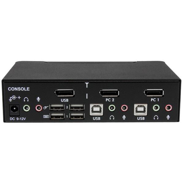 StarTech.com Professionell USB DisplayPort KVM-switch med 2 portar och audio
