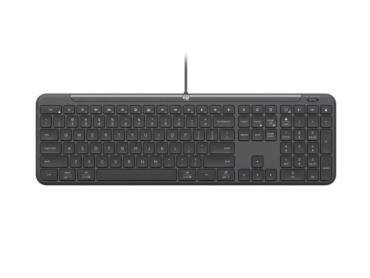 Logitech Signature Slim Wired K620 For Business tangentbord Universal USB QWERTZ tyska grafit