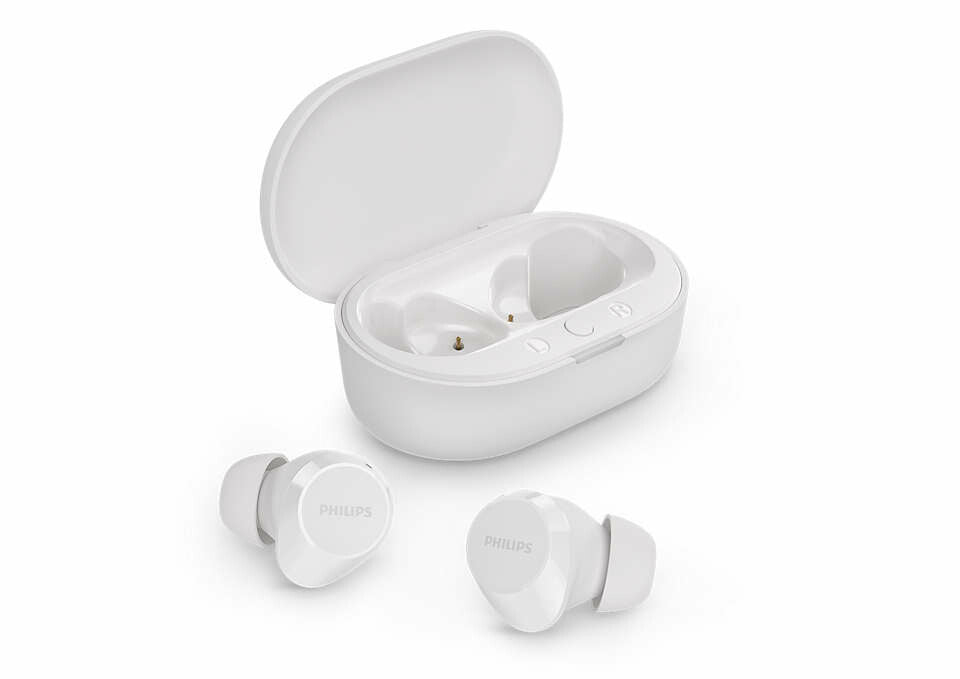 Philips TAT1209WT/00 hörlur och headset True Wireless Stereo (TWS) I öra Samtal/musik Bluetooth Vit