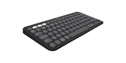 Logitech 920-012257 tangentbord Mus inkluderad Universal Trådlös RF + Bluetooth QWERTY Nordic grafit