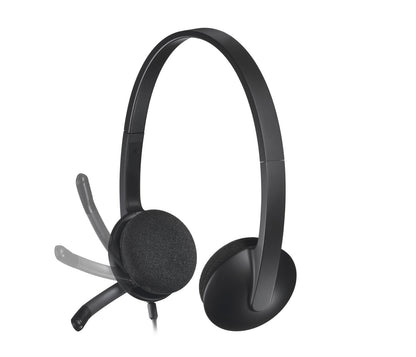 Logitech 981-000475 hörlur och headset Kabel Huvudband Kontor/callcenter USB Type-A Svart