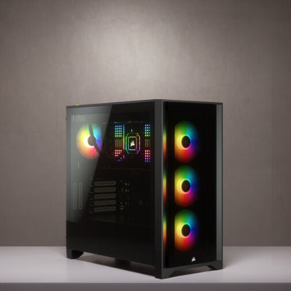 Corsair iCUE 4000X RGB Midi Tower Svart