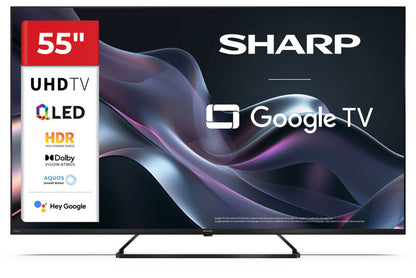 Sharp 55HP6265E TV-apparat 139,7 cm (55") 4K Ultra HD Smart-TV Wi-Fi Svart