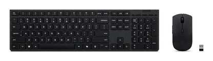 Lenovo 4X31R64323 tangentbord Mus inkluderad Kontor Trådlös RF + Bluetooth Dansk Svart