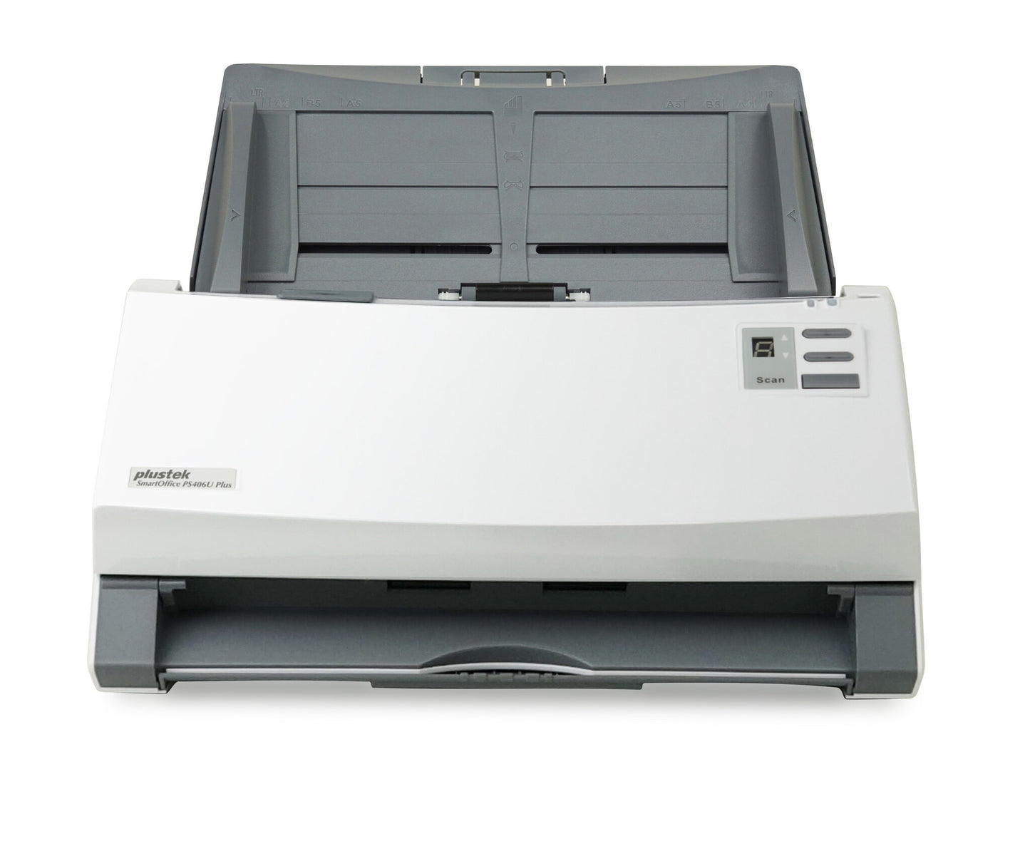 Plustek SmartOffice PS406U Plus ADF-skanner 600 x 600 DPI A4 Grå, Vit