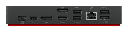 Lenovo ThinkPad Universal USB-C Dock Kabel USB 3.2 Gen 1 (3.1 Gen 1) Type-C Svart