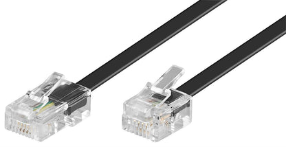 Goobay 68578 telefonkablar 10 m Svart