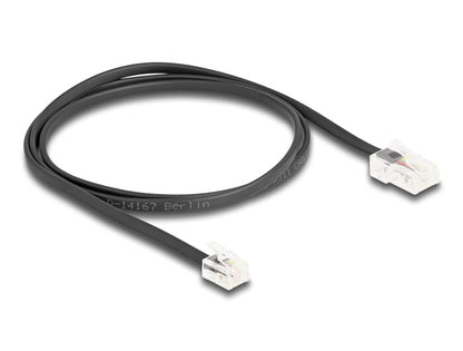 DeLOCK 88035 telefonkablar 1 m Svart