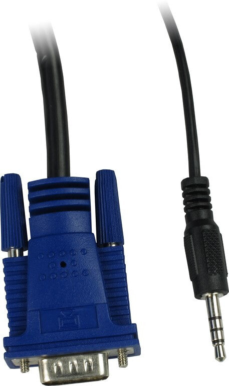 Inter-Tech KVM-CS-41UA KVM-switchar Svart
