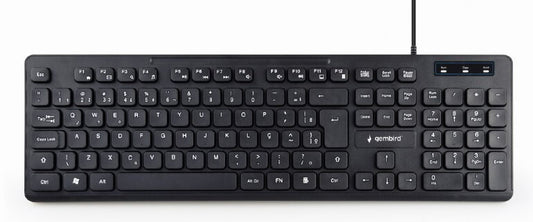 Gembird KB-MCH-04-RU tangentbord Universal USB QWERTY Rysk Svart