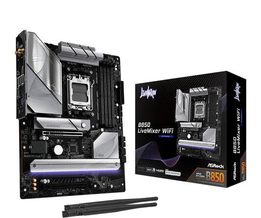 Asrock B850 LiveMixer WiFi AMD B850 AM5-sockel ATX