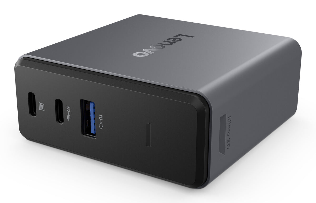 Lenovo X9 Charging GaN Dock Kabel USB 3.2 Gen 2 (3.1 Gen 2) Type-C Grå