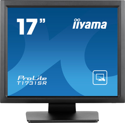 iiyama ProLite T1731SR-B1S platta pc-skärmar 43,2 cm (17") 1280 x 1024 pixlar SXGA LCD Pekskärm Svart