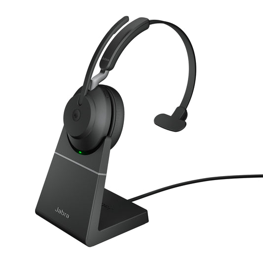 Jabra Evolve2 65 Headset Trådlös Huvudband Kontor/callcenter USB Type-A Bluetooth Svart