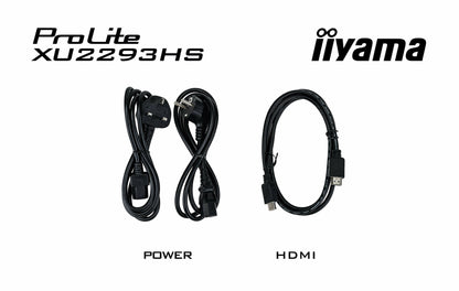 iiyama ProLite XU2293HS-B6 platta pc-skärmar 54,6 cm (21.5") 1920 x 1080 pixlar Full HD LED Svart