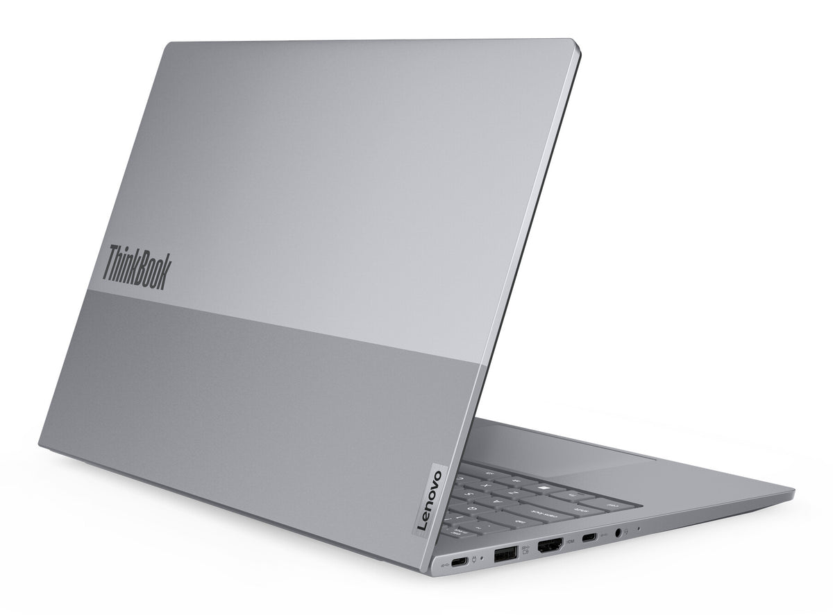 Lenovo ThinkBook 14 G9 AHP AMD Ryzen™ 7 250 Bärbar dator 35,6 cm (14") WUXGA 16 GB DDR5-SDRAM 512 GB SSD Wi-Fi 7 (802.11be) Windows 11 Pro Nordic Grå
