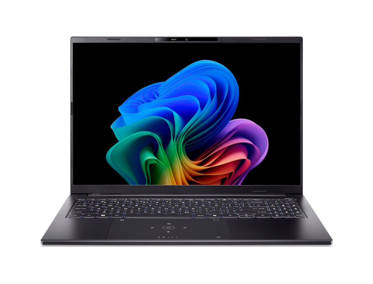 Acer Swift Go 16 AI SFG16-74-756J Copilot+ PC Intel Core Ultra 7 256V Bärbar dator 40,6 cm (16") WUXGA+ 16 GB LPDDR5x-SDRAM 1 TB SSD Wi-Fi 7 (802.11be) Windows 11 Home tyska Svart