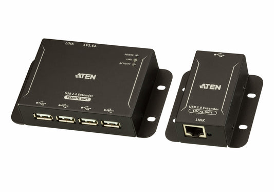 ATEN 4-portars USB 2.0 CAT 5-extender (upp till 50 m)