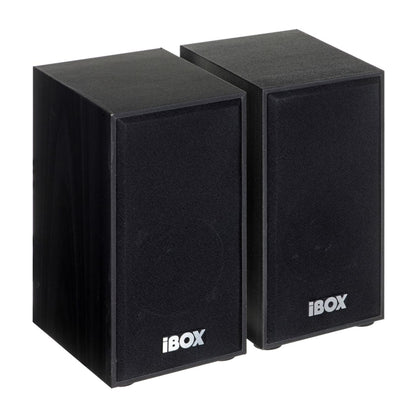 iBox IGLSP1B högtalare 2-vägs Svart Kabel 10 W