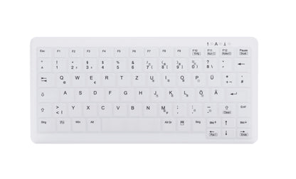 Contour Design Active Key AK-C4110 tangentbord Medical USB QWERTZ tyska Vit